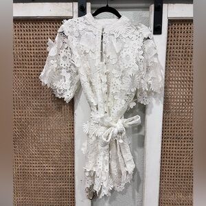 J. MARIE Lace Romper